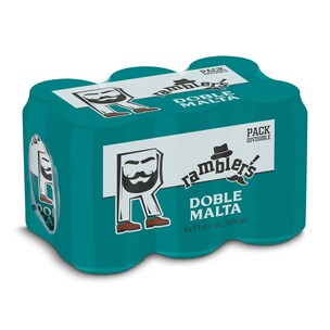 Cerveza doble malta Dia Ramblers pack 6 x 33 cl