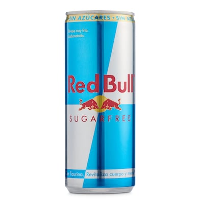 Bebida energética sin azúcar Red bull lata 250 ml-0