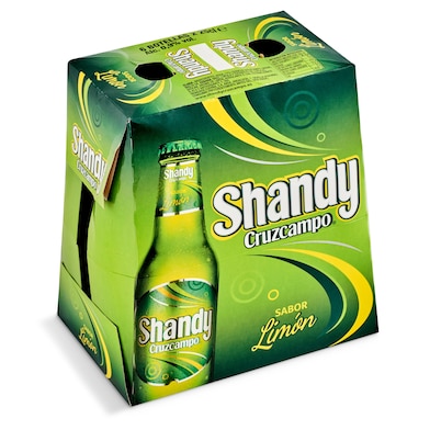 Cerveza con limón Shandy botella 6 x 25 cl-0