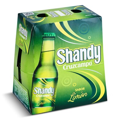 Cerveza con limón Shandy botella 6 x 25 cl-0