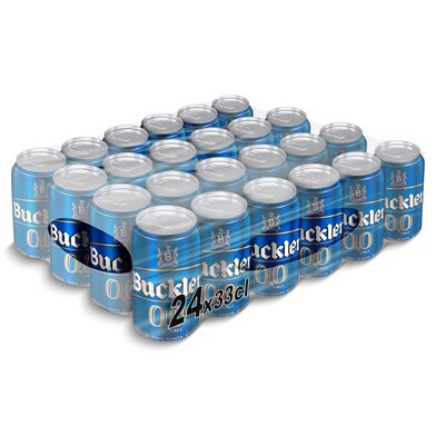 Cerveza 0,0% alcohol Buckler pack 24 x 33 cl-0 Cerveza 0,0% alcohol Buckler pack 24 x 33 cl-0
