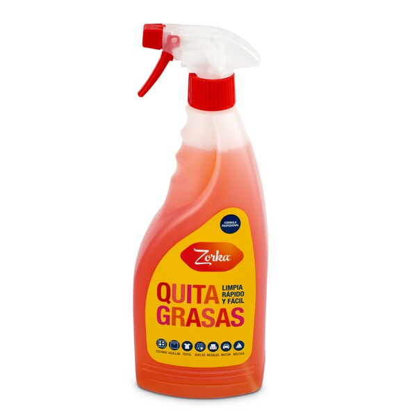 Limpiador Quitagrasas Zorka Pistola 750 Ml.