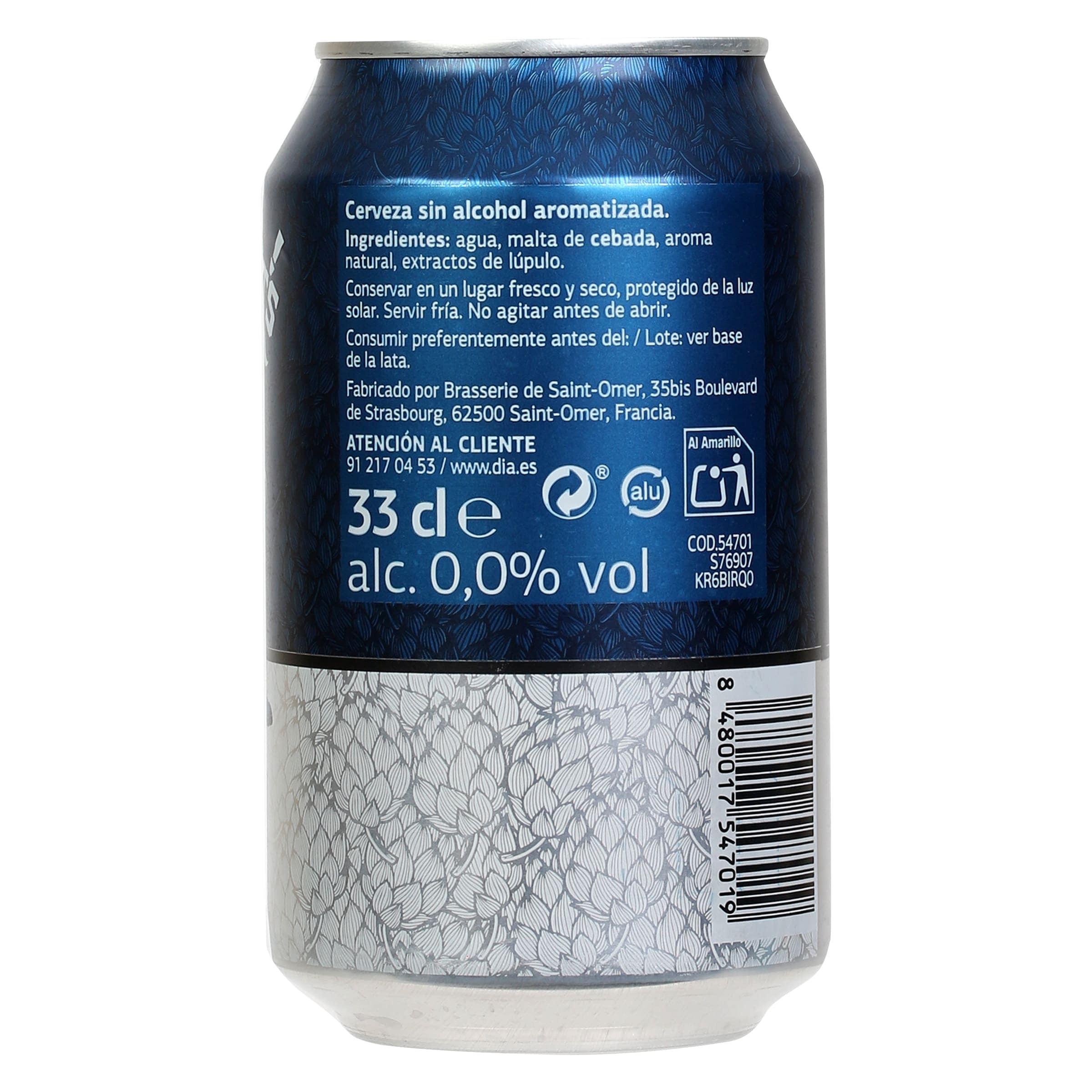 Cerveza 0,0% alcohol Dia Ramblers 33 cl