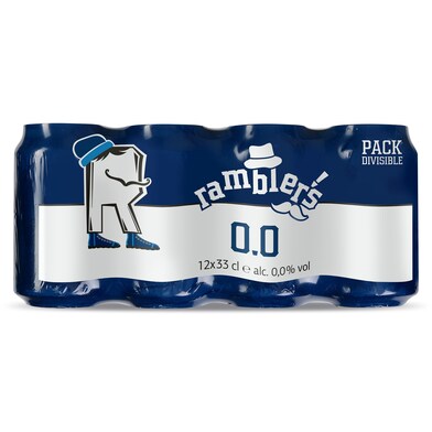 Cerveza 0,0% alcohol Ramblers de Dia pack 12 x 33 cl-1