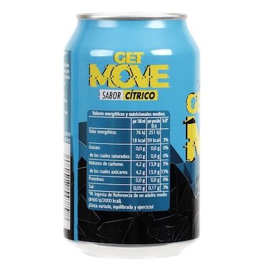 Bebida refrescante aromatizada cítrico Get move lata 330 ml-1