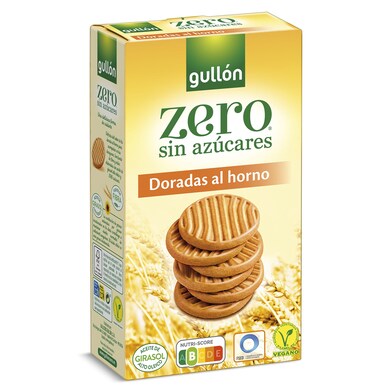 Galletas doradas al horno sin azúcares Gullón caja 330 g-0