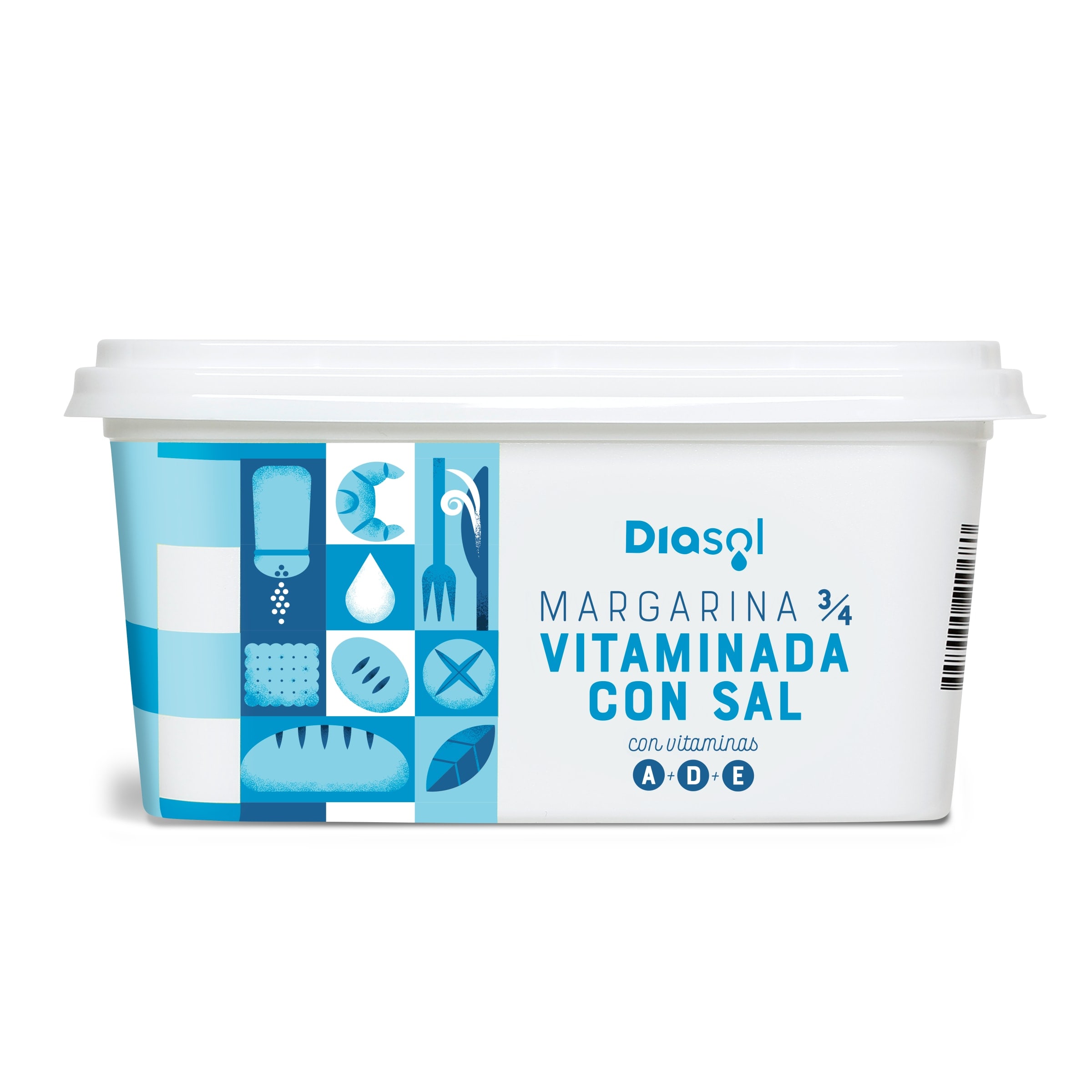 Margarina vitaminada con sal Diasol 500 g