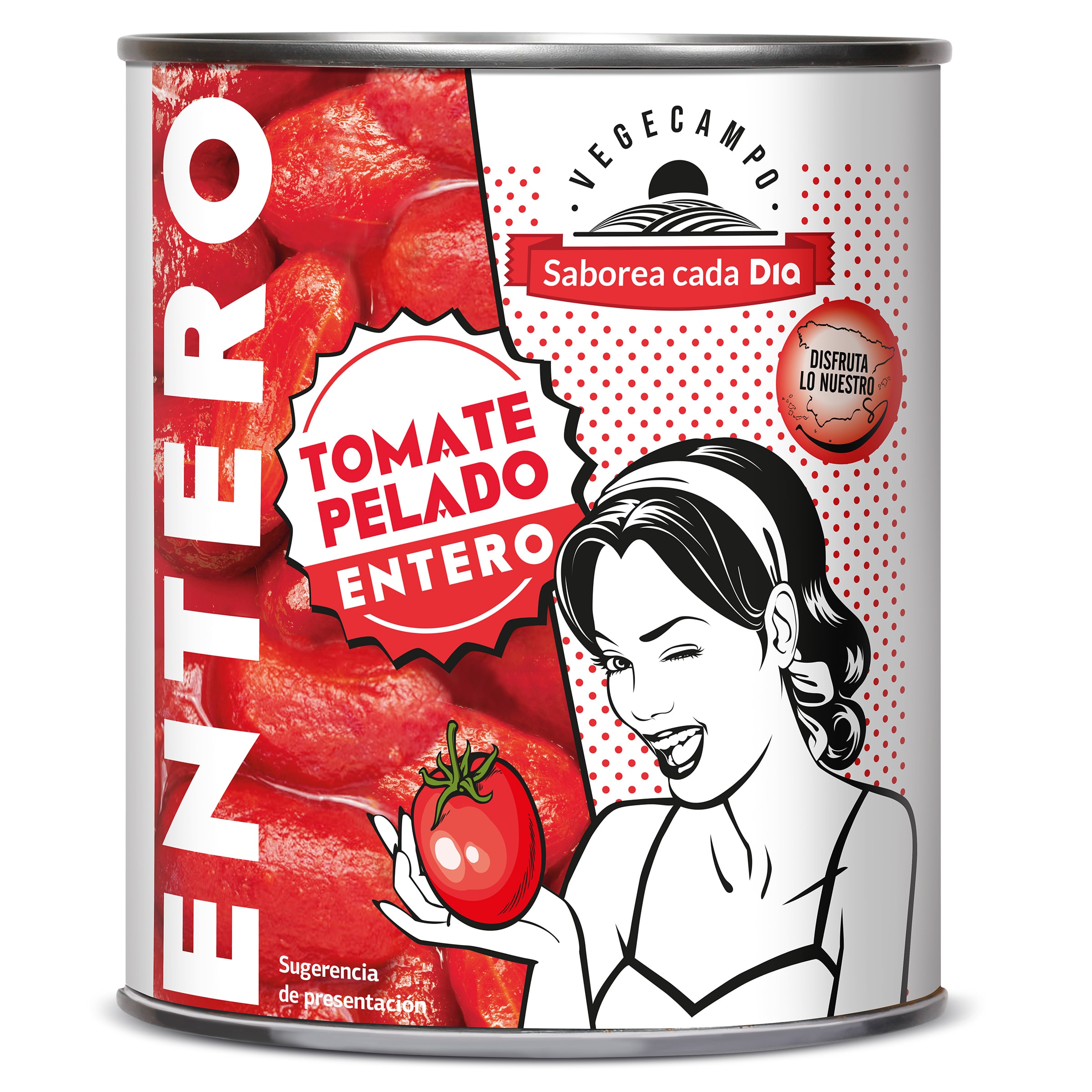 Tomate entero pelado Dia Vegecampo 480 g