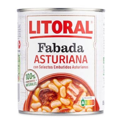 Fabada asturiana Litoral lata 850 g-0