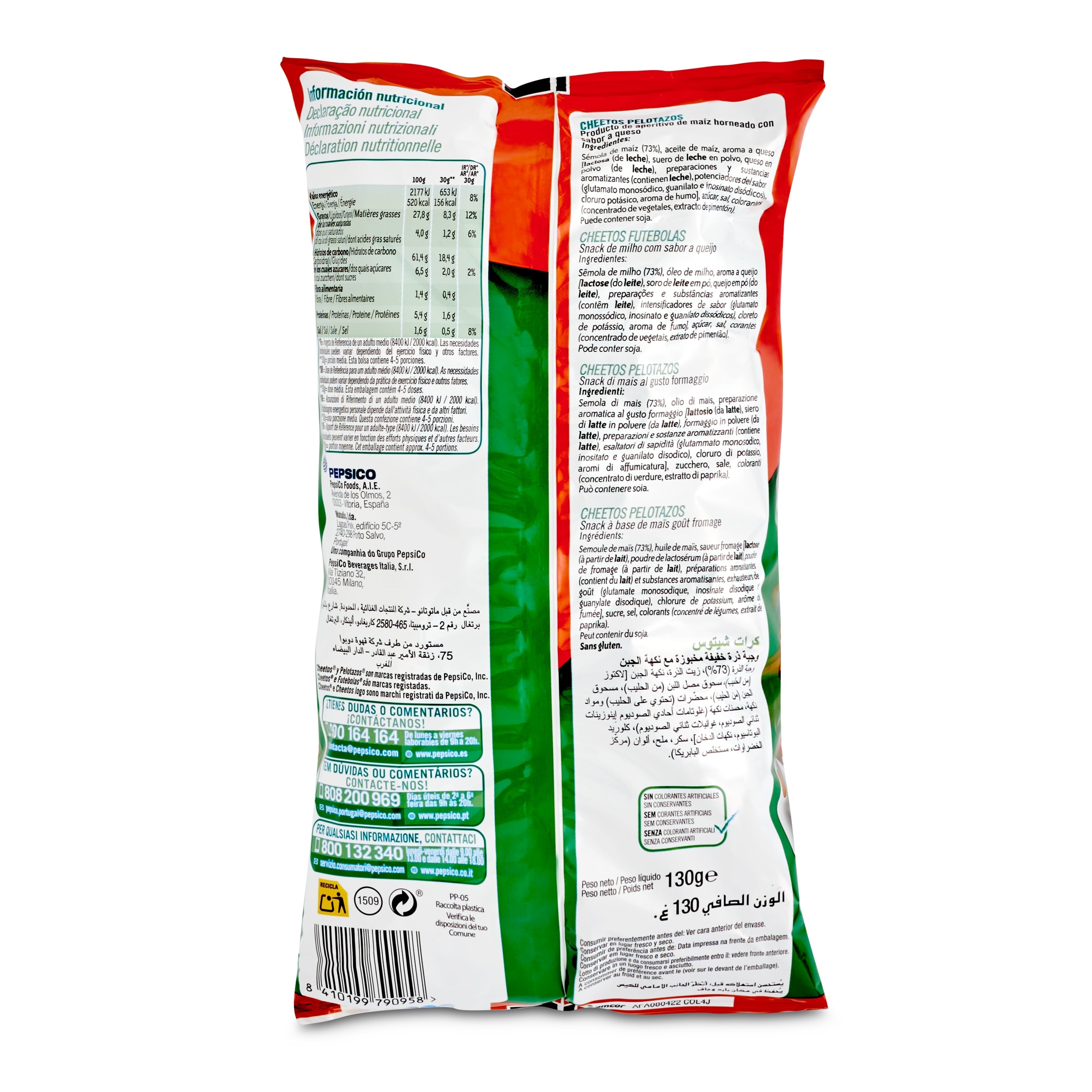 Chettos Pelotazos 130 g