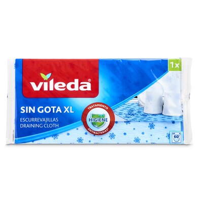 Bayeta escurrevajilla sin gota muy absorbente Vileda bolsa 1 unidad-0 Bayeta escurrevajilla sin gota muy absorbente Vileda bolsa 1 unidad-0