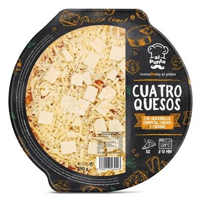 Pizza 4 quesos Al Punto Dia bandeja 390 g-0