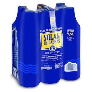 agua mineral pack 6 x 15 l