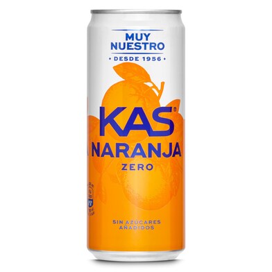 Refresco de naranja zero Kas lata 33 cl-0 Refresco de naranja zero Kas lata 33 cl-0