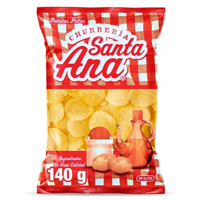 Patatas fritas Santa Ana bolsa 140 g-0 Patatas fritas Santa Ana bolsa 140 g-0