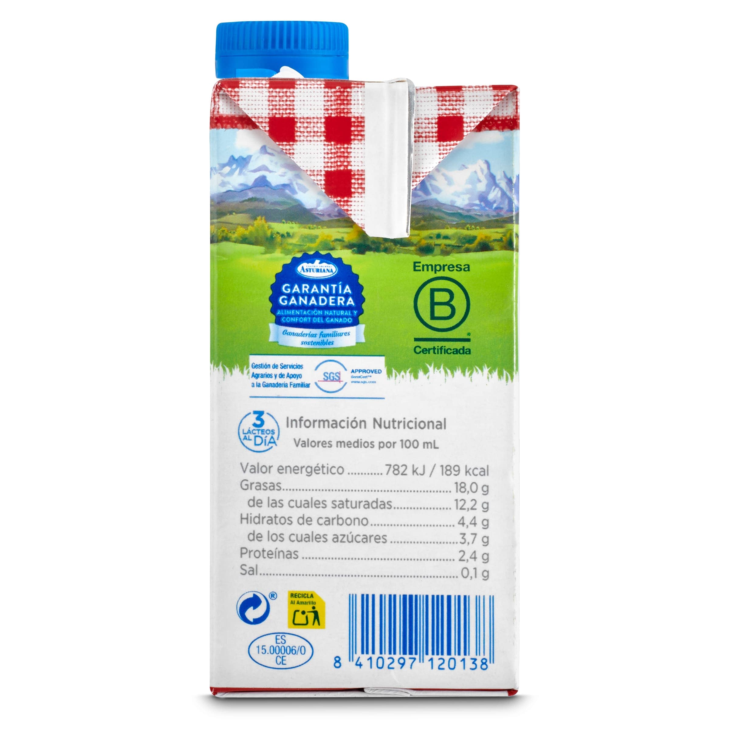 Nata para cocinar Asturiana 500 ml
