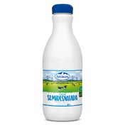 Leche semidesnatada Central Lechera Asturiana botella 1.5 l