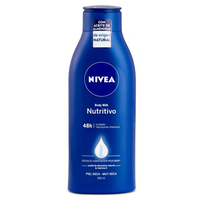 Crema corporal nutritiva piel muy seca Nivea botella 500 ml-0