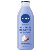 Crema corporal teca de karité piel seca Nivea botella 400 ml