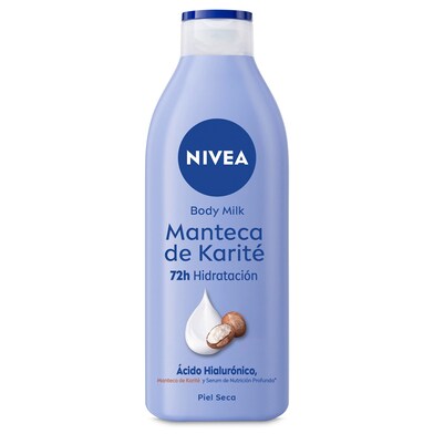 Crema corporal teca de karité piel seca Nivea botella 400 ml-0