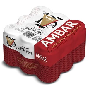 Cerveza Ambar pack 9 x 33 cl