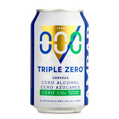 Cerveza triple zero Ambar lata 33 cl-0