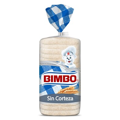Pan de molde blanco sin corteza Bimbo bolsa 450 g-0 Pan de molde blanco sin corteza Bimbo bolsa 450 g-0