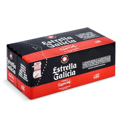 Cerveza especial Estrella Galicia lata 10 x 33 cl-0