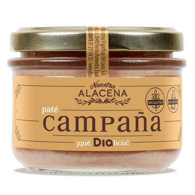 Paté de campaña Nuestra Alacena de Dia frasco 125 g-0