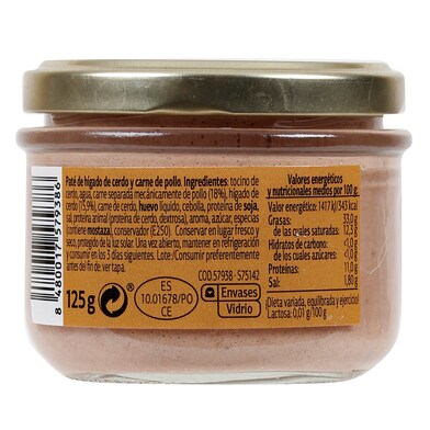 Paté de campaña Nuestra Alacena frasco 125 g-1 Paté de campaña Nuestra Alacena frasco 125 g-1
