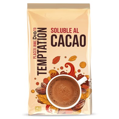 Soluble al cacao Temptation de Dia bolsa 1.5 Kg-1 Soluble al cacao Temptation de Dia bolsa 1.5 Kg-1