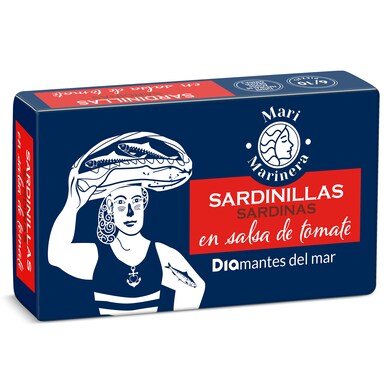 Sardinillas en tomate Mari Marinera de Dia lata 62 g-0