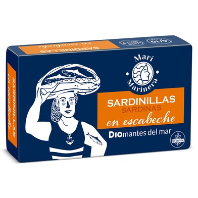 Sardinillas en escabeche Mari Marinera de Dia lata 65 g-0