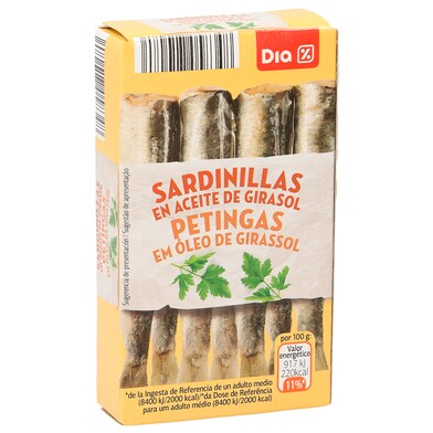 Sardinilla en aceite de girasol Mari Marinera de Dia lata 90 g-0