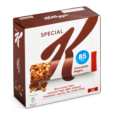 Barritas de cereales con chocolate negro Kellogg's Special K caja 129 g-0