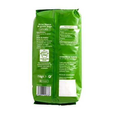 Arroz largo de primera categoría Arrozona de Dia paquete 1 Kg-1 Arroz largo de primera categoría Arrozona de Dia paquete 1 Kg-1