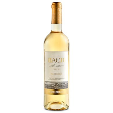Vino blanco semidulce D.O. Penedés Bach botella 75 cl-0