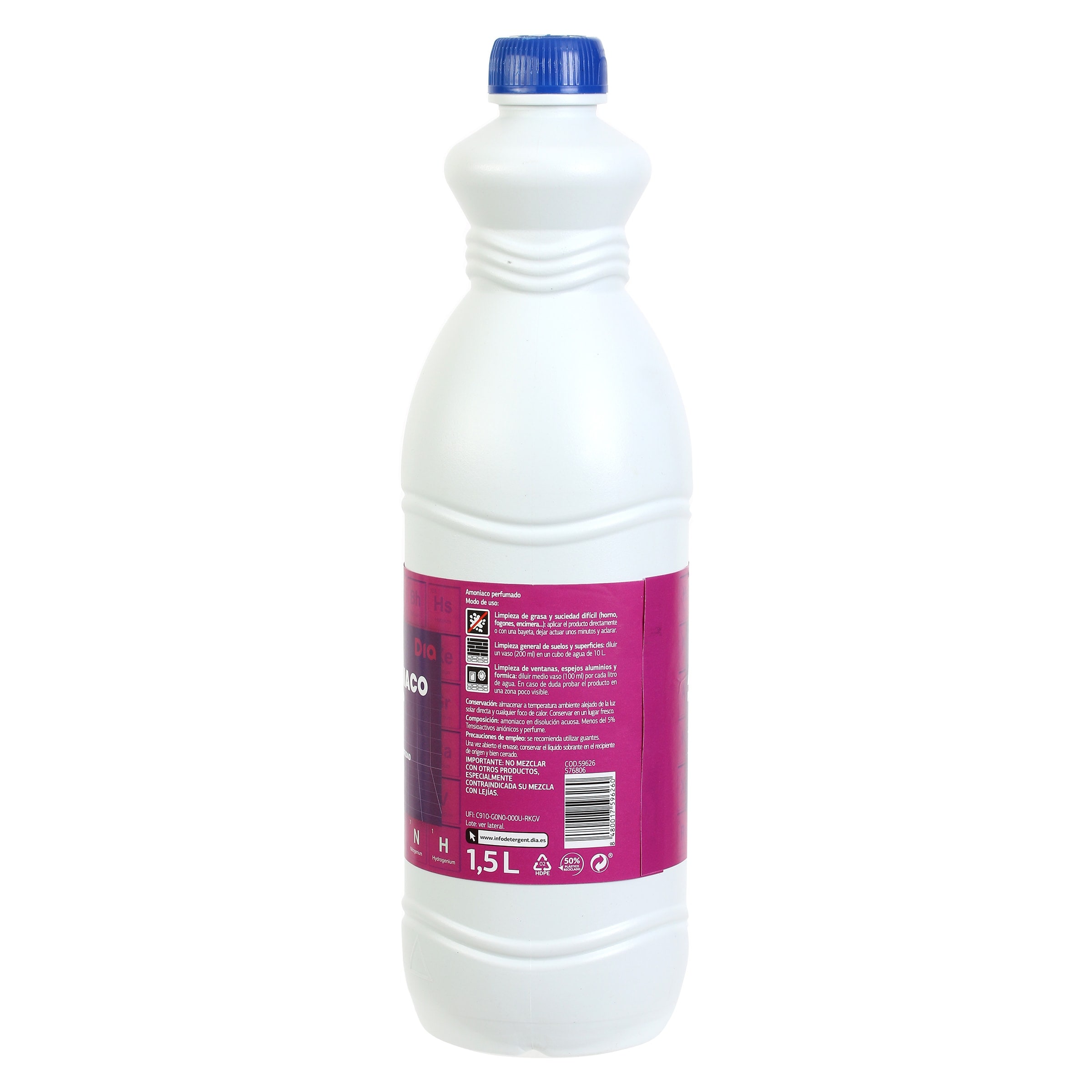 Amoniaco perfumado Dia 1,5 L