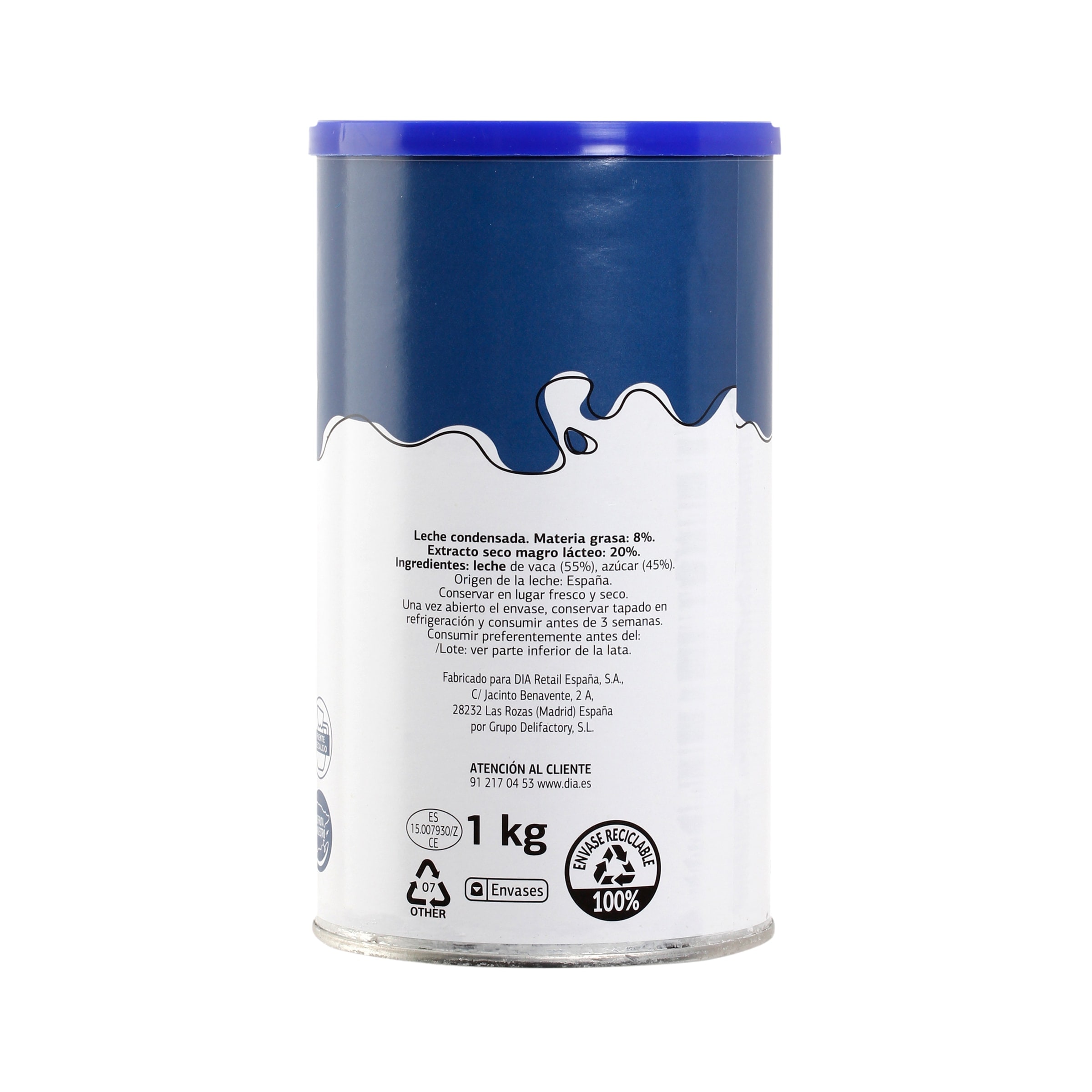 Leche condensada Dia Láctea 1 Kg