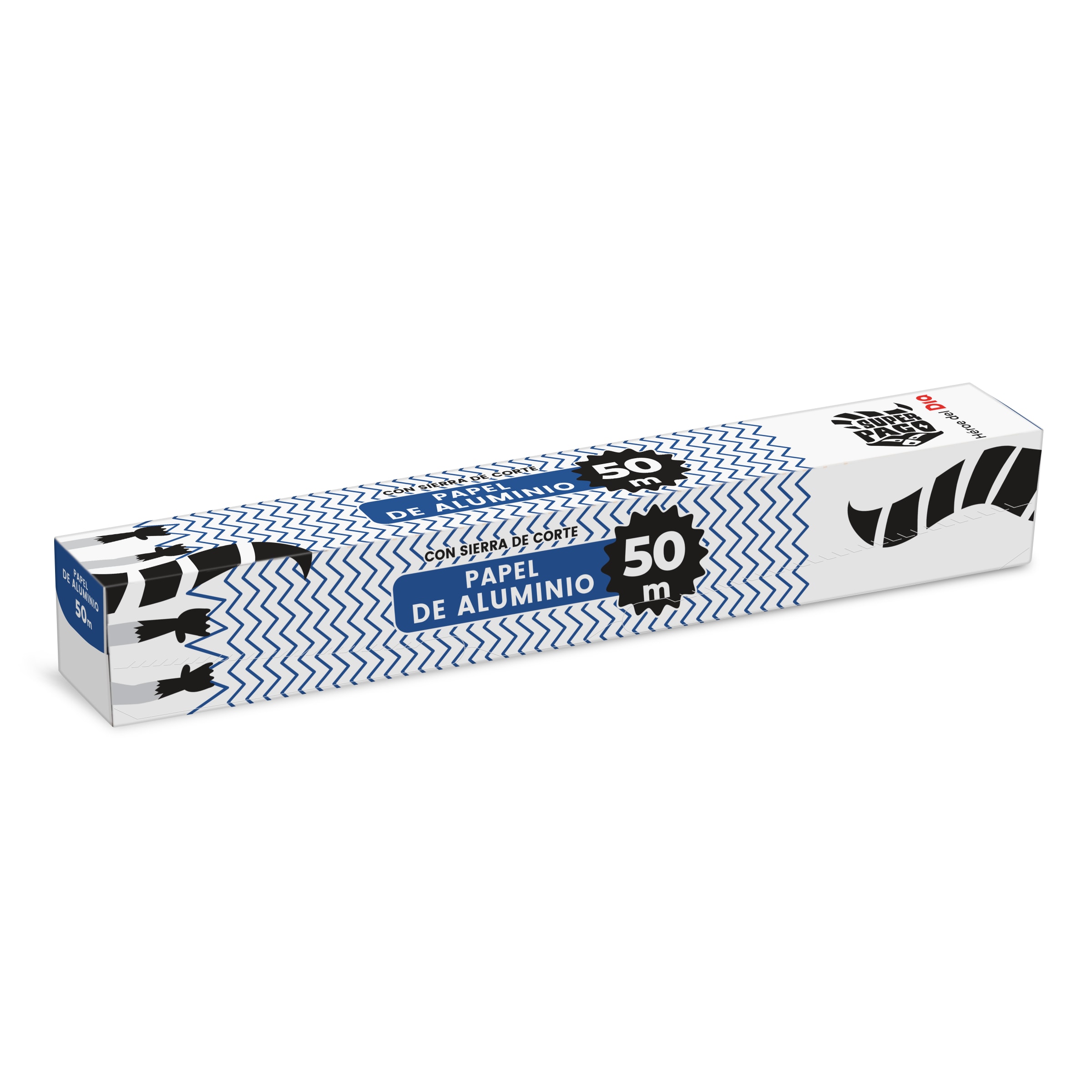 Papel de aluminio Super Paco de Dia caja 50 m
