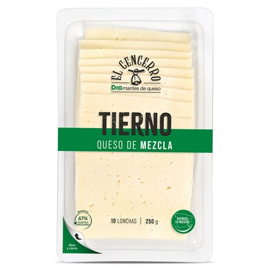 Queso tierno El Cencerro de Dia sobre 250 g-0 Queso tierno El Cencerro de Dia sobre 250 g-0