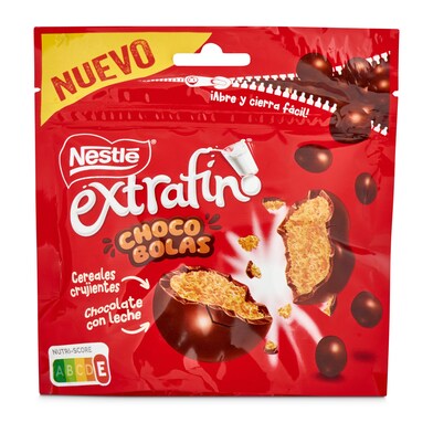 Bolas de chocolate con leche chocobolas Nestlé Extrafino 140 g-0 Bolas de chocolate con leche chocobolas Nestlé Extrafino 140 g-0