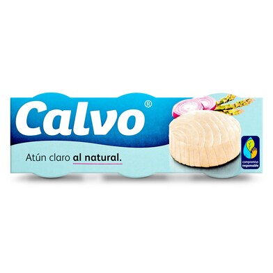 Atún claro al natural Calvo lata 3 x 52 g-1 Atún claro al natural Calvo lata 3 x 52 g-1