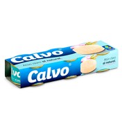 Atún claro al natural Calvo lata 3 x 52 g