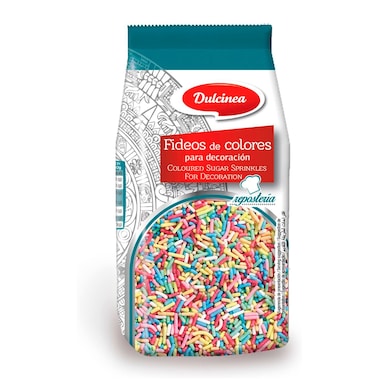 Fideos de colores para decorar Dulcinea bolsa 150 g-0