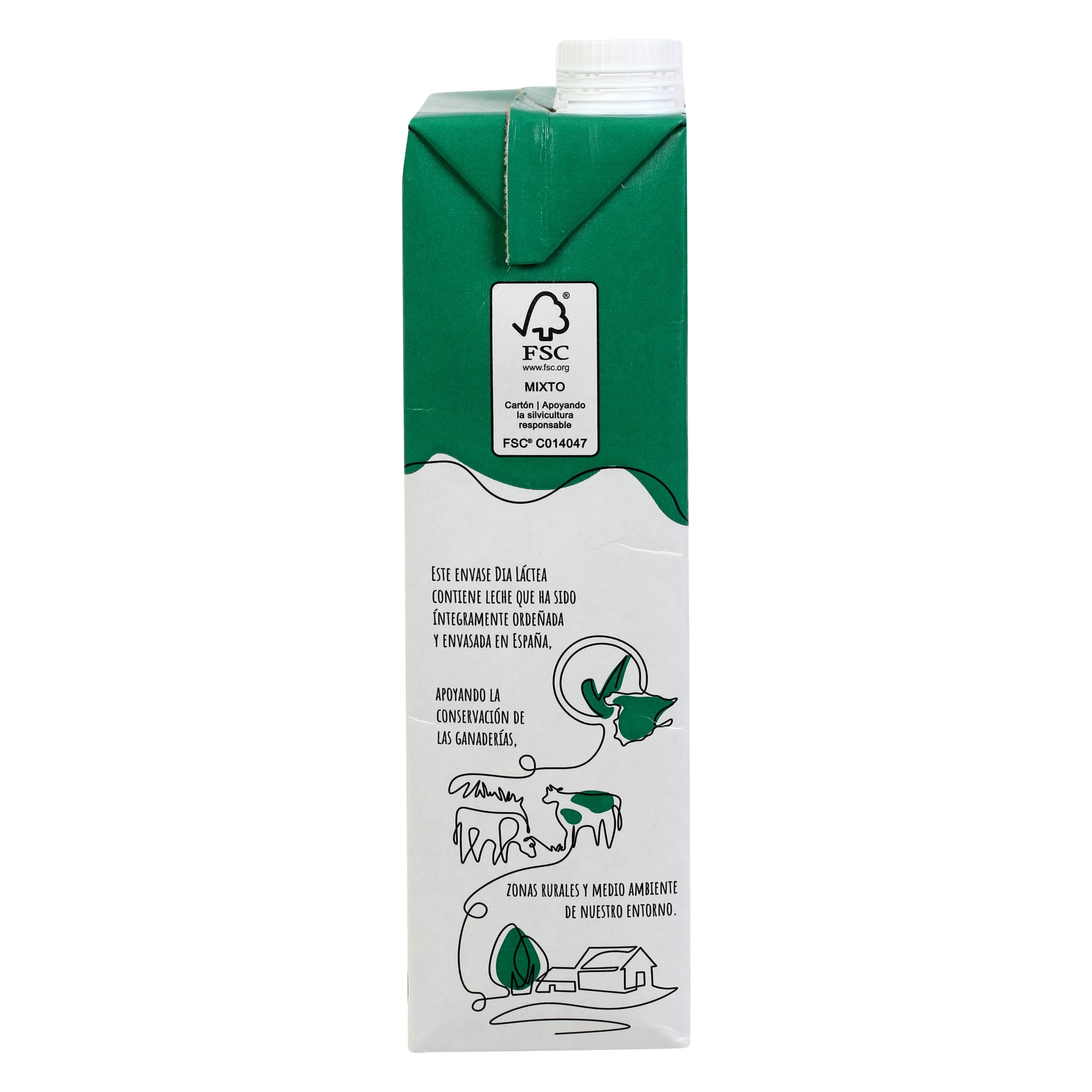 Leche desnatada Dia Láctea 1 L