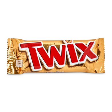 Barritas de chocolate rellenas de caramelo y galleta Twix bolsa 50 g-0 Barritas de chocolate rellenas de caramelo y galleta Twix bolsa 50 g-0