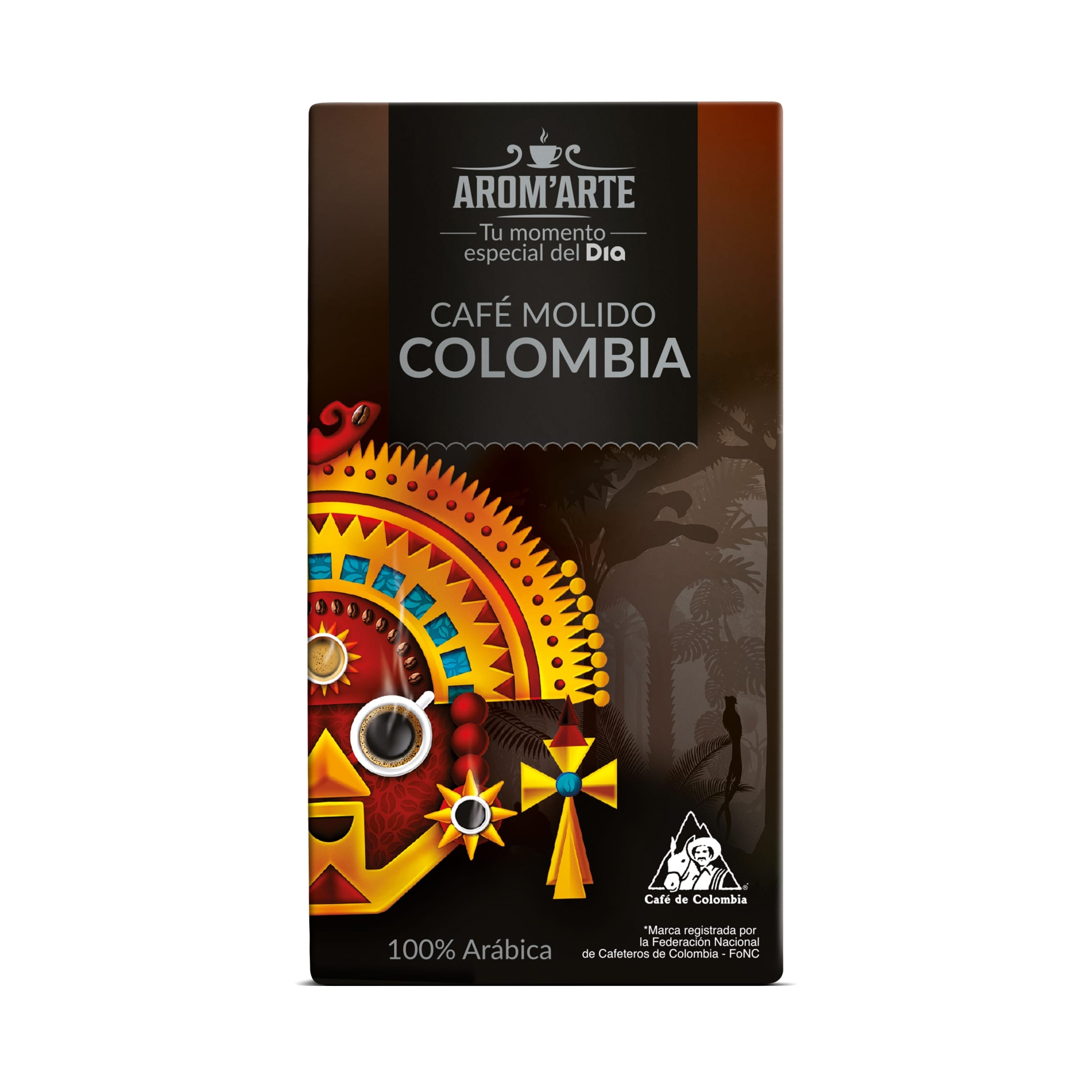 Café molido natural Colombia Dia Arom'arte 250 g