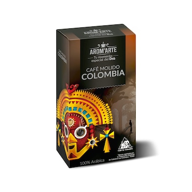 Café molido natural Colombia Arom'arte  de Dia bolsa 250 g-0