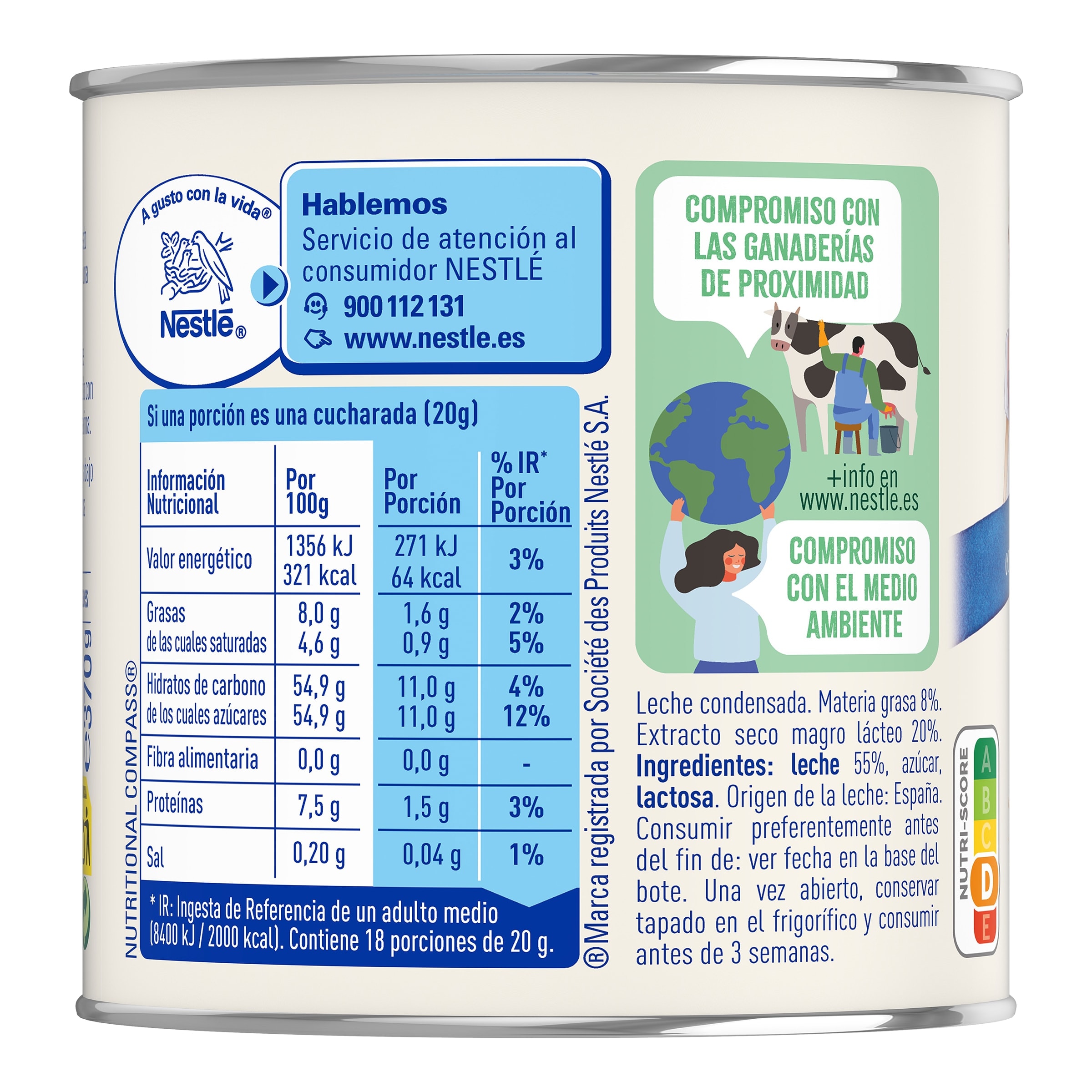 Leche condensada La Lechera 370 g